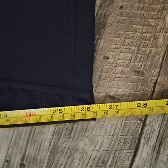 Active Life Athletic Leggings Side Pockets Half Mesh Legs Women's Large Stretchy - Picture 15 of 15